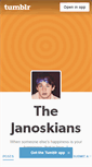 Mobile Screenshot of janojanoskians.tumblr.com
