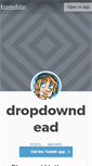 Mobile Screenshot of dropdowndead.tumblr.com