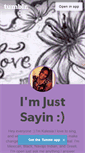 Mobile Screenshot of imjussayinimkk.tumblr.com