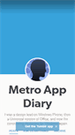 Mobile Screenshot of metroappdiary.tumblr.com