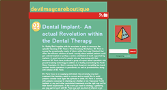 Desktop Screenshot of devilmaycareboutique.tumblr.com
