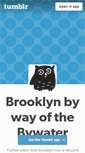 Mobile Screenshot of brooklyn-bywater.tumblr.com