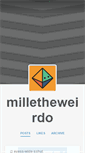 Mobile Screenshot of milletheweirdo.tumblr.com