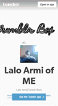 Mobile Screenshot of laloarmi.tumblr.com