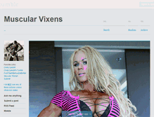 Tablet Screenshot of muscularvixens.tumblr.com