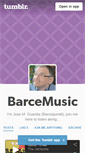 Mobile Screenshot of barcemusic.tumblr.com