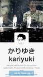 Mobile Screenshot of kariyuki.tumblr.com