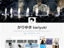 Tablet Screenshot of kariyuki.tumblr.com