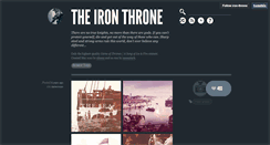 Desktop Screenshot of iron-throne.tumblr.com