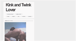 Desktop Screenshot of kinktwinklove.tumblr.com