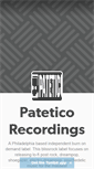 Mobile Screenshot of pateticorecordings.tumblr.com