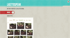 Desktop Screenshot of lasttospeak.tumblr.com