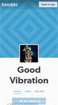 Mobile Screenshot of good-vibes-forever.tumblr.com