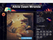 Tablet Screenshot of aliciadawnmiranda.tumblr.com