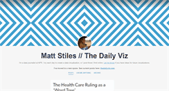 Desktop Screenshot of mattstiles.tumblr.com