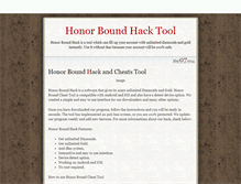 Tablet Screenshot of honorboundhack.tumblr.com