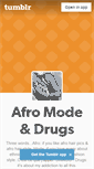 Mobile Screenshot of afromodedrugs.tumblr.com