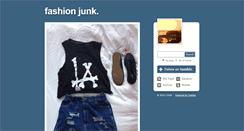 Desktop Screenshot of fashionjunk.tumblr.com