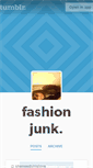 Mobile Screenshot of fashionjunk.tumblr.com