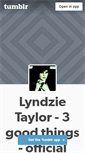 Mobile Screenshot of lyndzietaylormusic.tumblr.com
