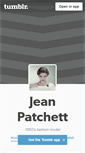 Mobile Screenshot of jeanpatchett.tumblr.com