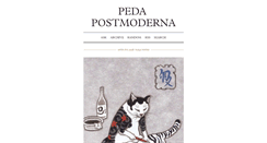 Desktop Screenshot of pedapostmoderna.tumblr.com