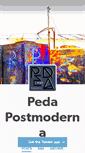 Mobile Screenshot of pedapostmoderna.tumblr.com
