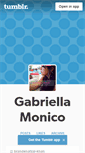 Mobile Screenshot of gabiimonico.tumblr.com