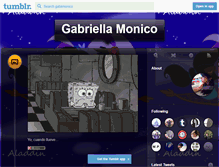 Tablet Screenshot of gabiimonico.tumblr.com