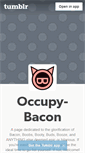 Mobile Screenshot of occupy-bacon.tumblr.com