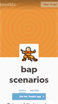 Mobile Screenshot of bap-scenarios.tumblr.com