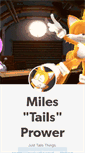 Mobile Screenshot of miles-tails-prower.tumblr.com