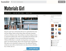 Tablet Screenshot of materialsgirlny.tumblr.com