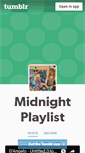 Mobile Screenshot of midnightplaylist.tumblr.com