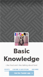 Mobile Screenshot of basicknowledge17.tumblr.com