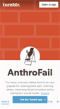 Mobile Screenshot of anthrofail.tumblr.com