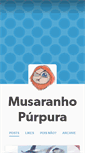 Mobile Screenshot of musaranhopurpura.tumblr.com