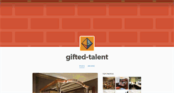 Desktop Screenshot of gifted-talent.tumblr.com