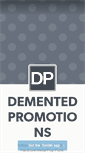 Mobile Screenshot of dementedpromotions.tumblr.com