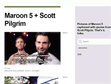 Tablet Screenshot of m5scottpilgrim.tumblr.com