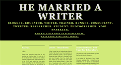 Desktop Screenshot of hemarriedawriter.tumblr.com