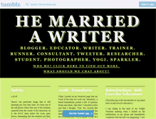 Tablet Screenshot of hemarriedawriter.tumblr.com