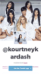 Mobile Screenshot of kardashianlinks.tumblr.com