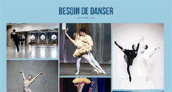 Desktop Screenshot of besoindedanser.tumblr.com