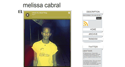 Desktop Screenshot of melissacabral.tumblr.com