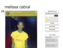 Tablet Screenshot of melissacabral.tumblr.com