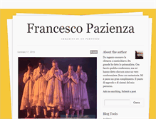 Tablet Screenshot of francescopazienza.tumblr.com