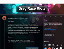 Tablet Screenshot of dragraceriots.tumblr.com