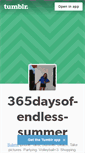Mobile Screenshot of 365daysof-endless-summer.tumblr.com