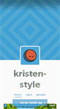 Mobile Screenshot of kristen-style.tumblr.com